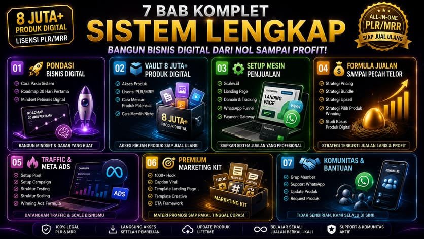 Screenshot Isi Paket Digital